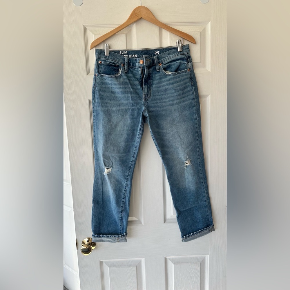 J Crew size 29 Slim Boyfriend jeans